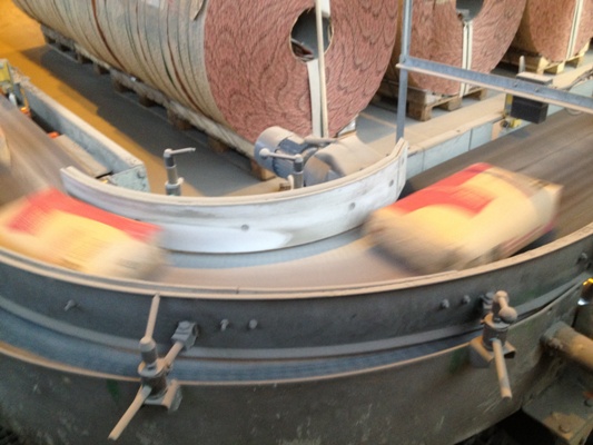 bend for 2 straight length of conveyors